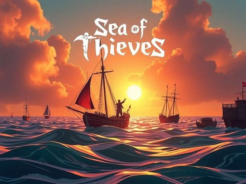 Sea of Thieves cross-platform gameplay showing Xbox, PC and PS5 players together