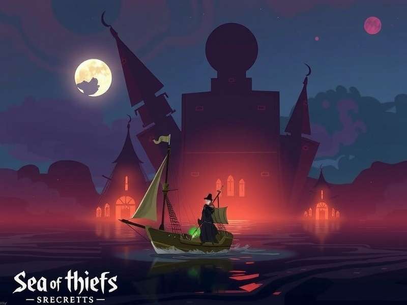 A glowing Orb of Secrets resting on a pedestal in a hidden underwater chamber in Sea of Thieves