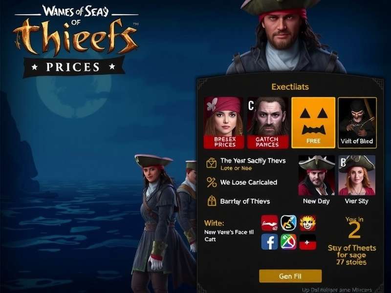 Sea of Thieves Price Comparison Chart 2024