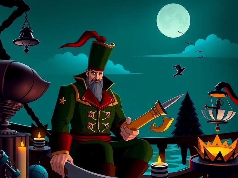 A curated collection of official Sea of Thieves merchandise including statues, apparel, and books