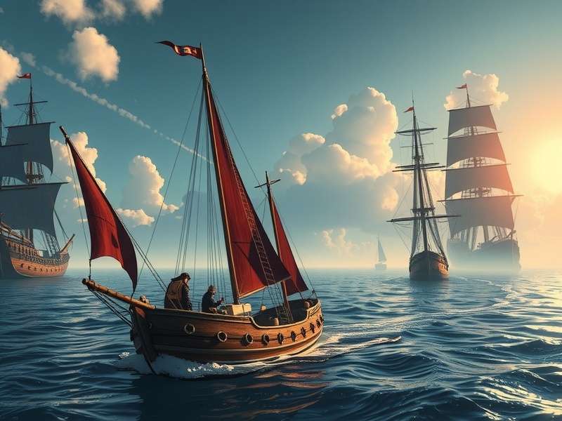 Ancient map showing Smugglers League drop points across the Sea of Thieves