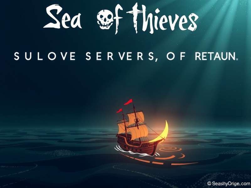 Sea of Thieves server map showing regional activity