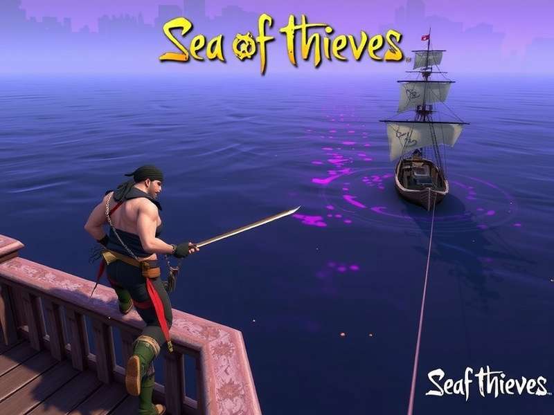 A gleaming Sea of Thieves key lying on a treasure map, next to a mysterious chest