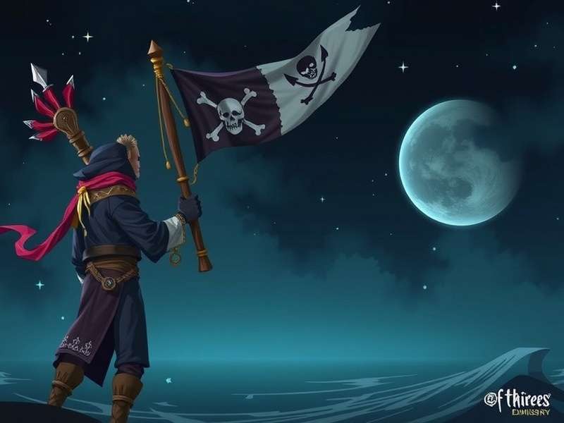 A Reaper's Bones Emissary ship approaching the Reaper's Hideout with a hold full of loot