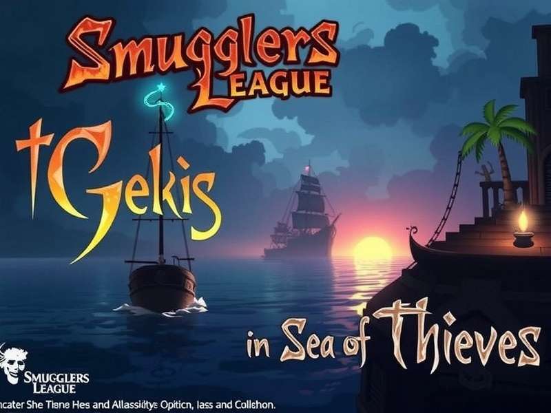Map showing potential Smugglers League locations in Sea of Thieves