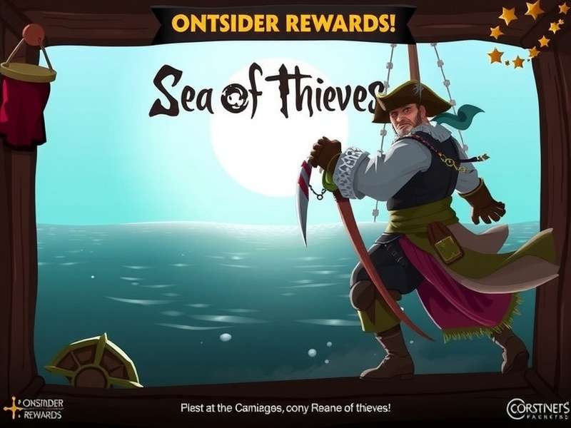 Showcase of Sea of Thieves Insider Rewards including cosmetics and items