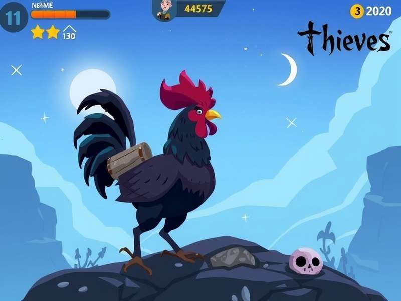 A perfectly cooked Black Plum Chicken sizzling on a frying pan in Sea of Thieves