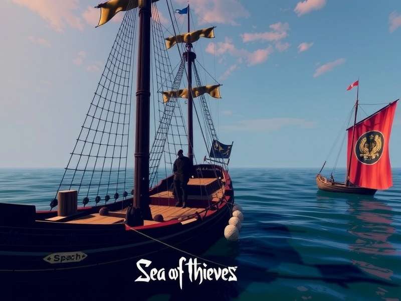 Sea of Thieves gameplay with crew communication