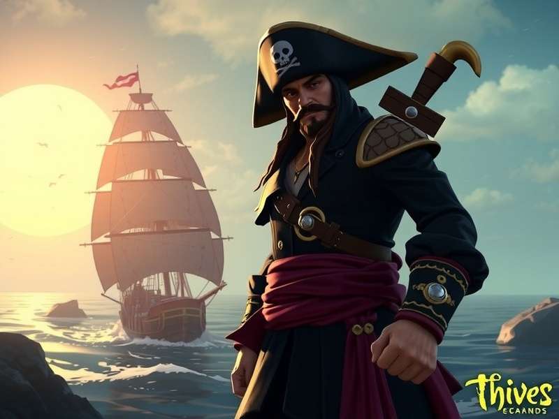 Sea Of Thieves Insider programme exclusive build screenshot showing a galleon at sunset with insider cosmetics