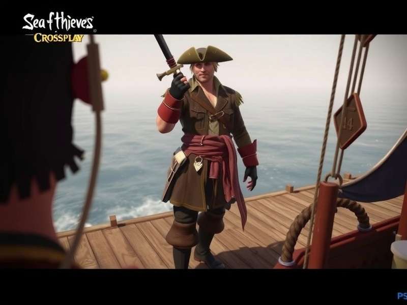 Sea of Thieves crossplay between PC and PS5 allows unified crews on the same ocean.