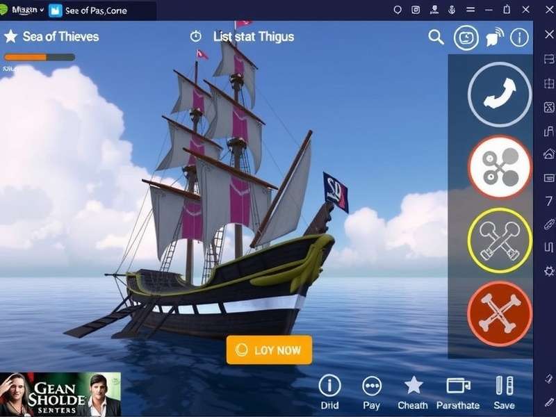 Sea of Thieves PS5 gameplay sailing at sunset with galleon and crew