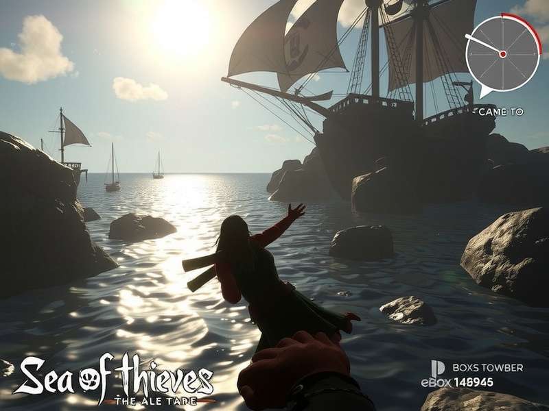 Sea of Thieves crossplay on Xbox and PC — two players on different platforms sailing together