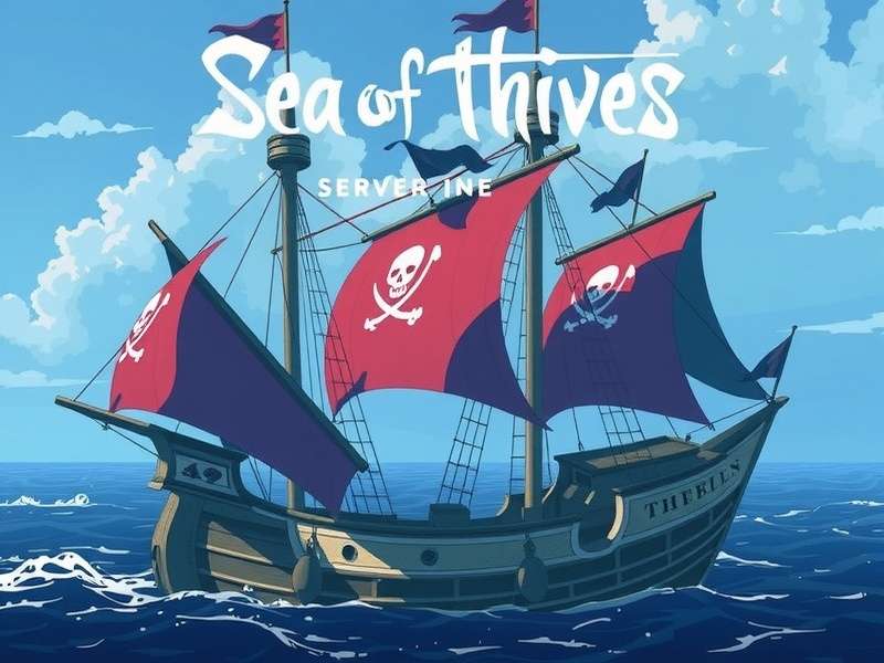 Sea of Thieves player distribution by region chart showing NA 42%, EU 35%, APAC 15%, SA 8%