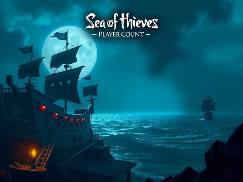 Sea of Thieves player count live dashboard showing pirates sailing in 2025