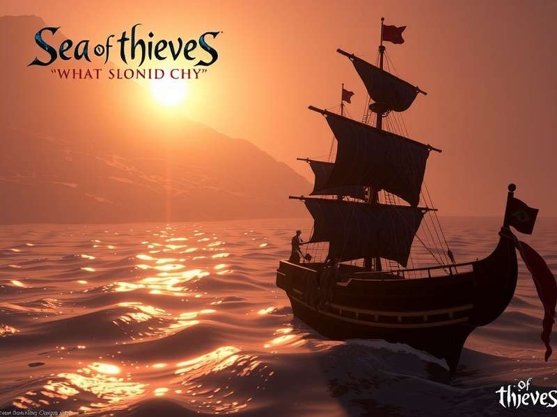 Sea of Thieves PS5 Physical Copy box art and game key art